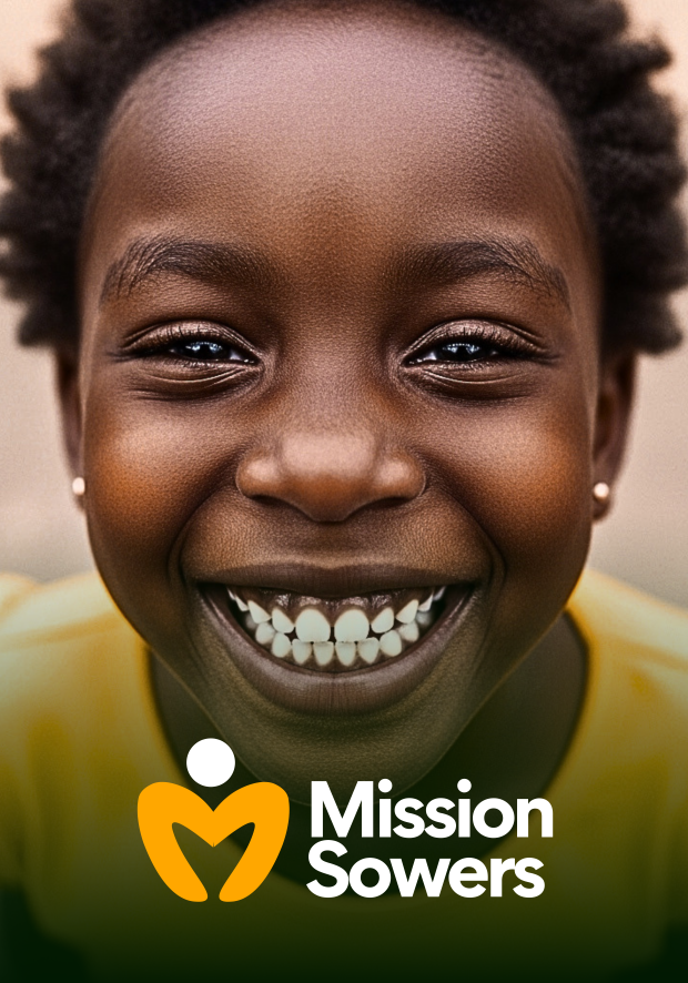 A child at Ceprokin orphanage beaming with joy